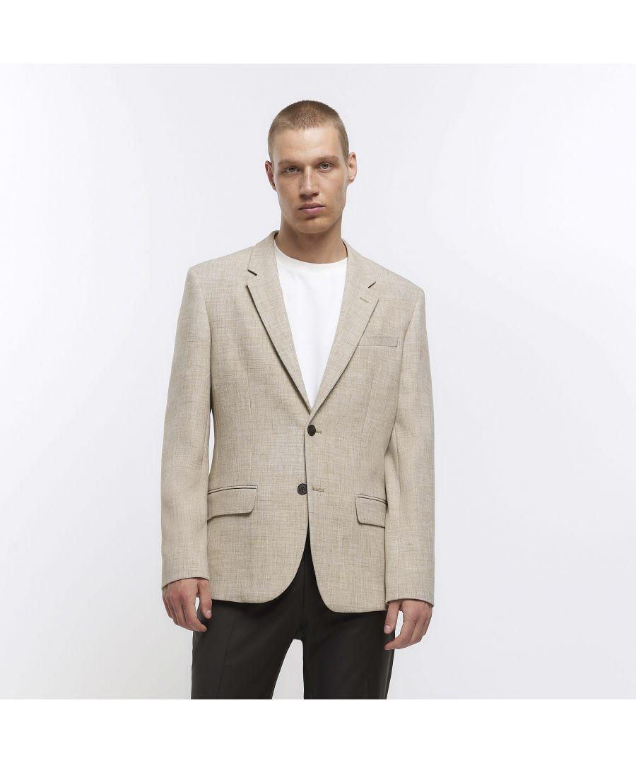 Beige blazer deals mens