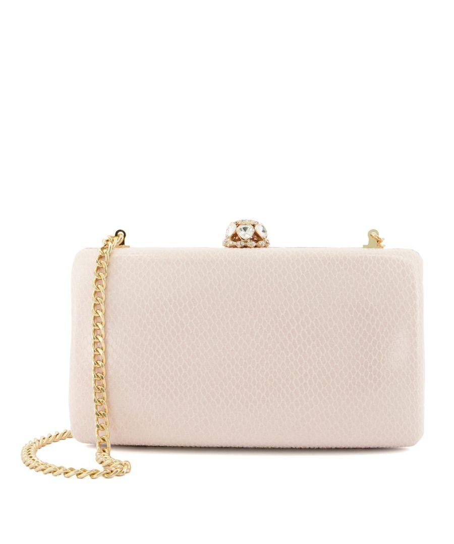 Diamante box hot sale clutch bag