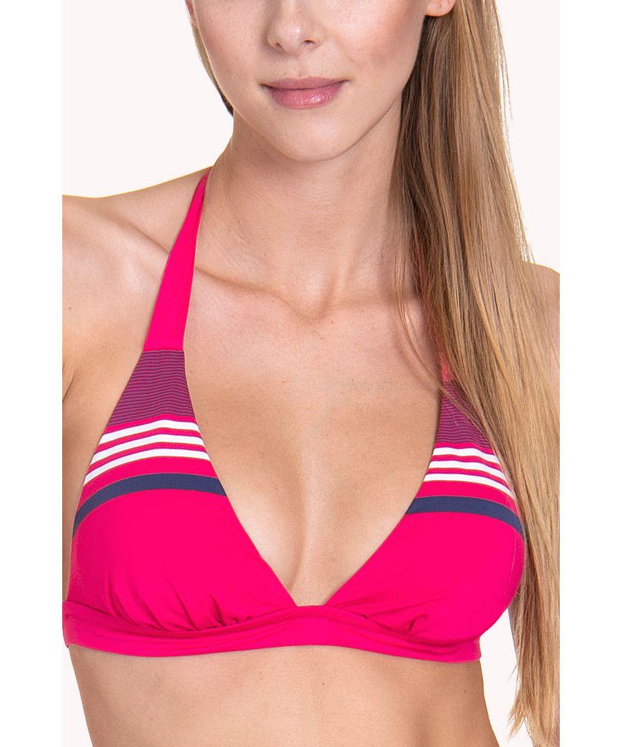 Lisca 'dominica' Halterneck Bikini Top in Pink | Lyst UK