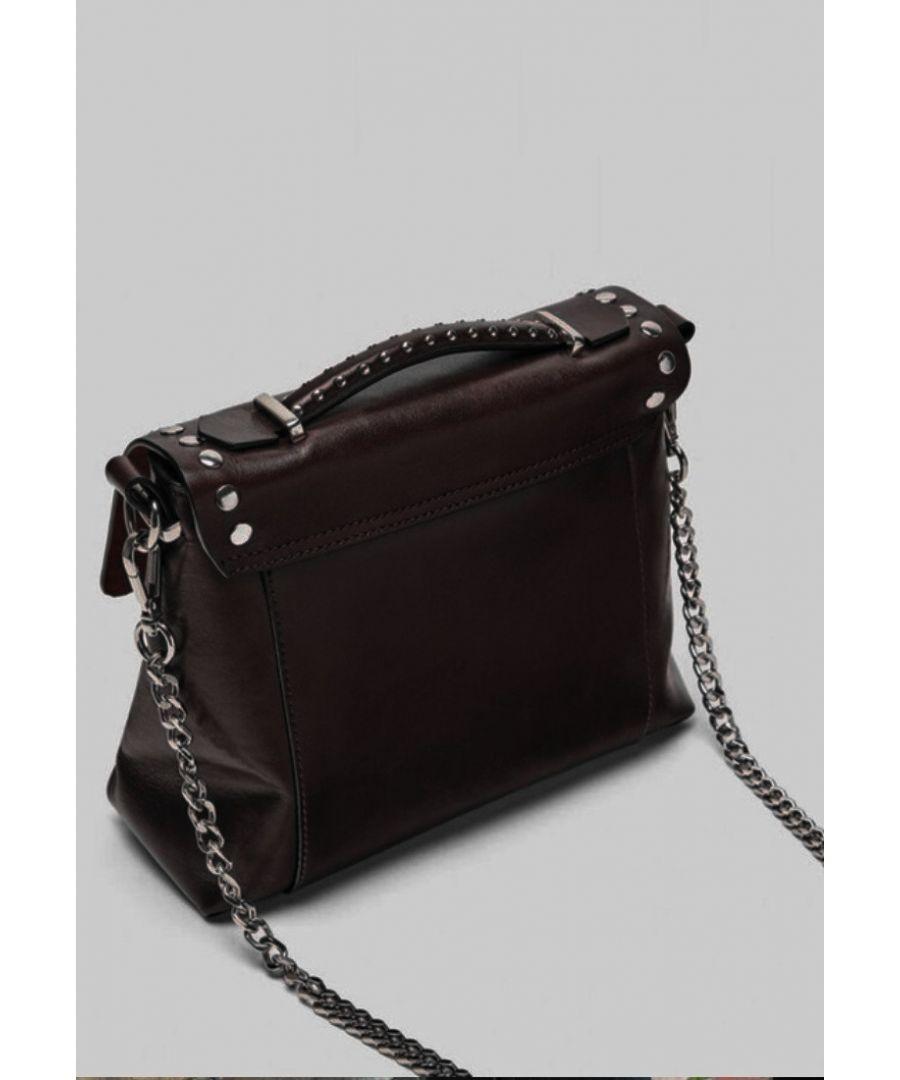 Zara black studded bag shop