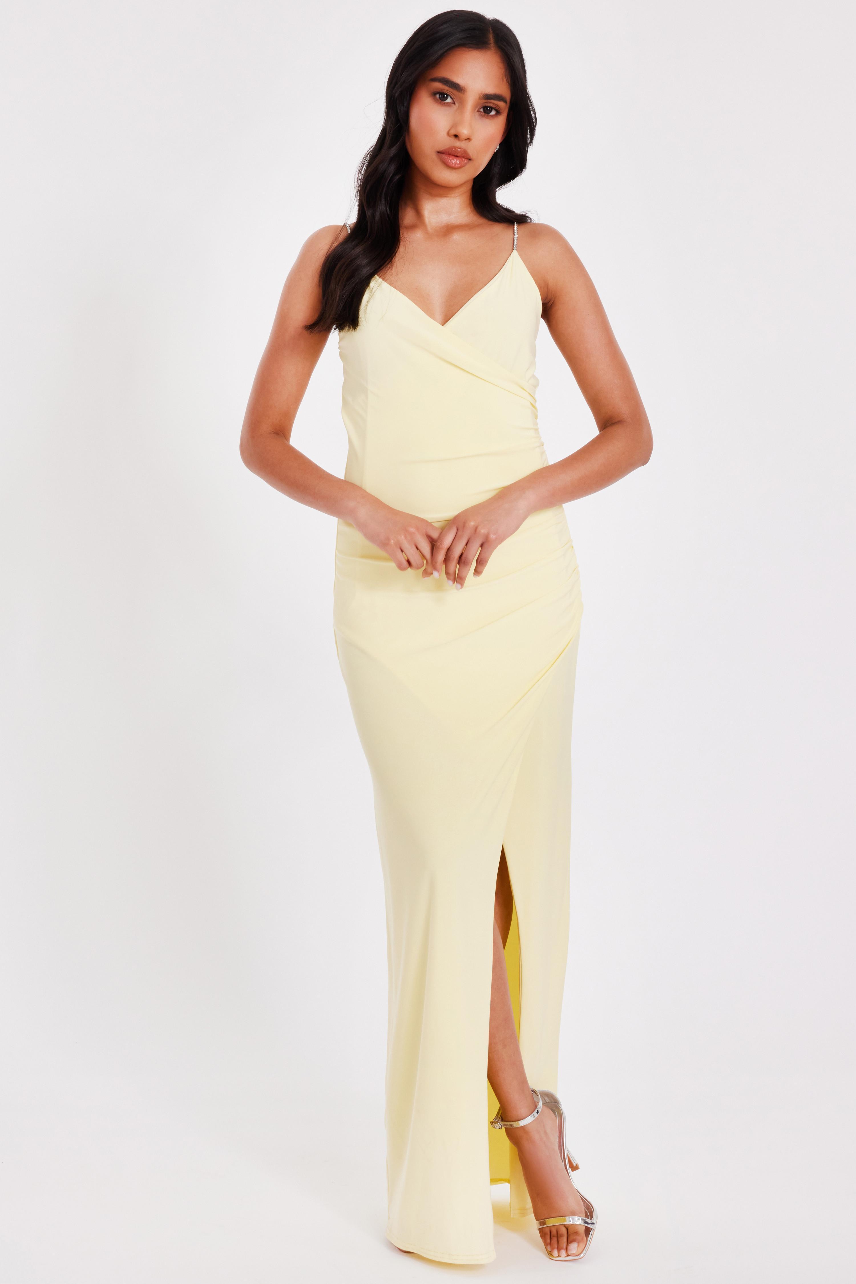 Yellow Maxi Dress Quiz Let Be Real Maxi Dress Yellow Fashion Nova