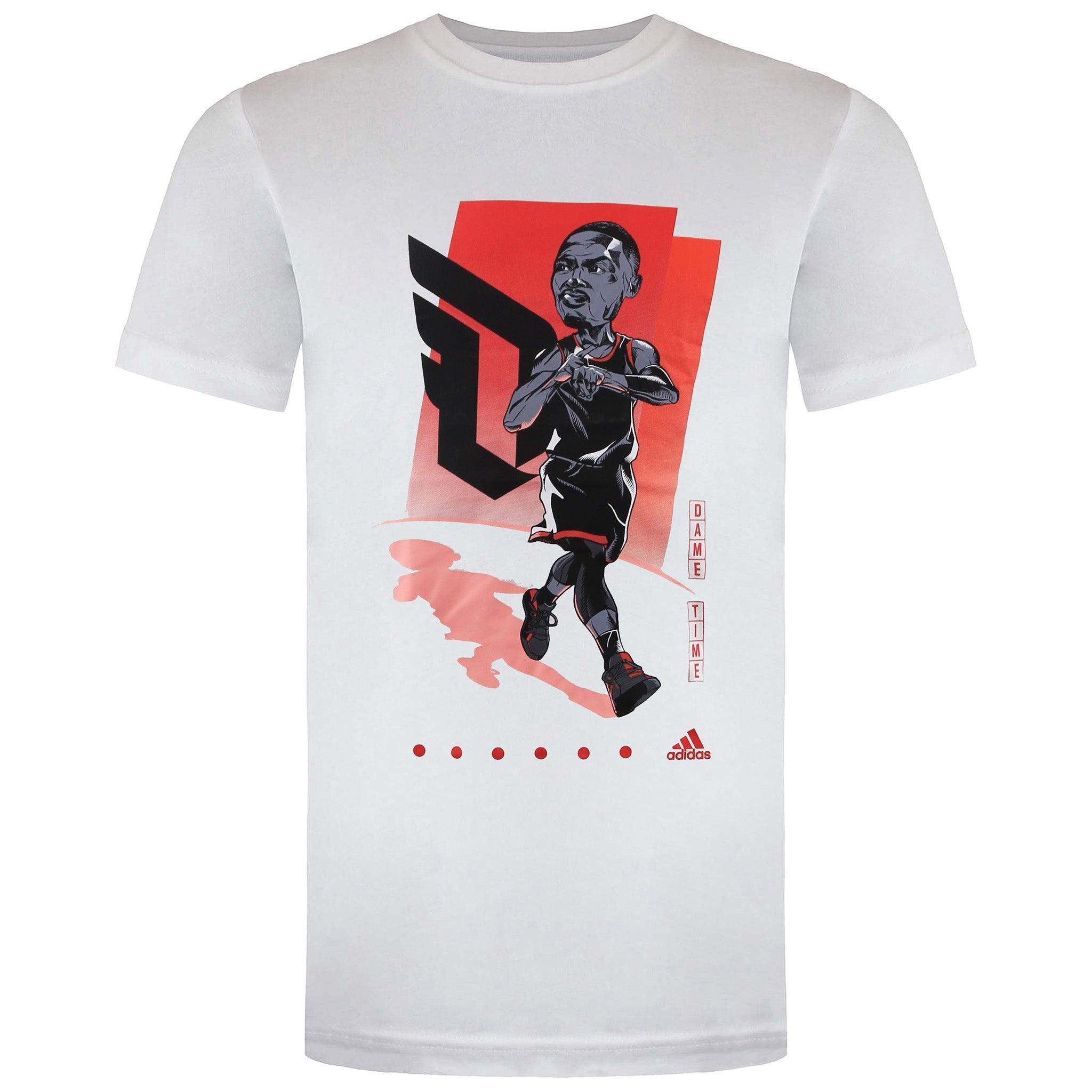 adidas Dame Gu T-Shirt Cotton in White for Men | Lyst UK