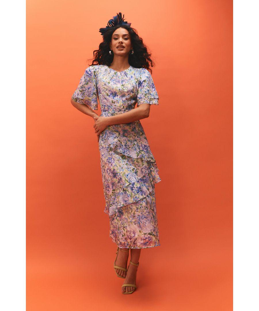 oasis orange floral dress Palm Oasis Woven Maxi Dress