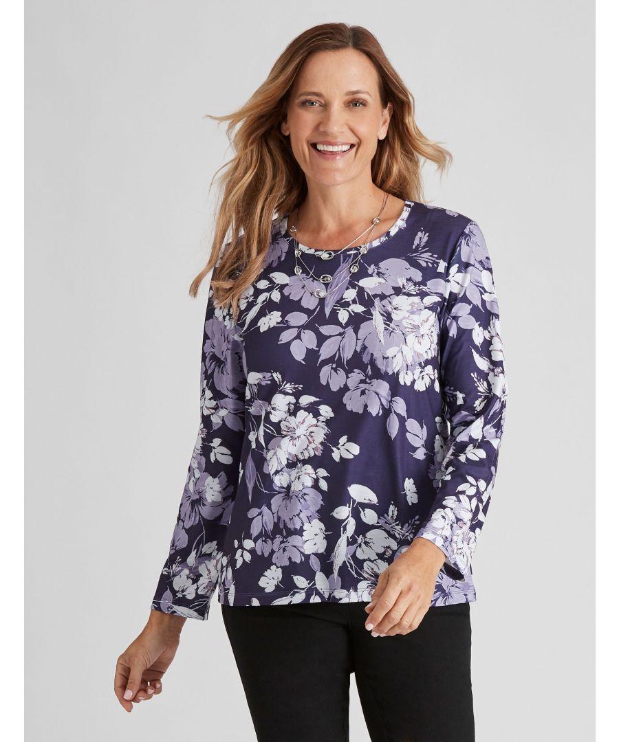 Millers Long Sleeve Sublimation Printed Top in Blue | Lyst UK