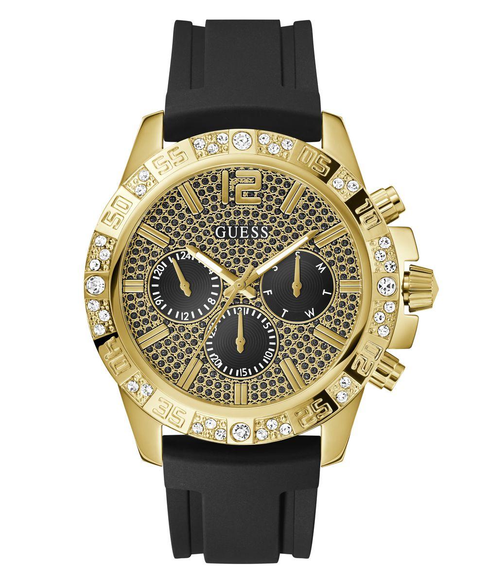 Guess Majestic Zwarte Horloge Gw0909g2 in het Metallic voor heren