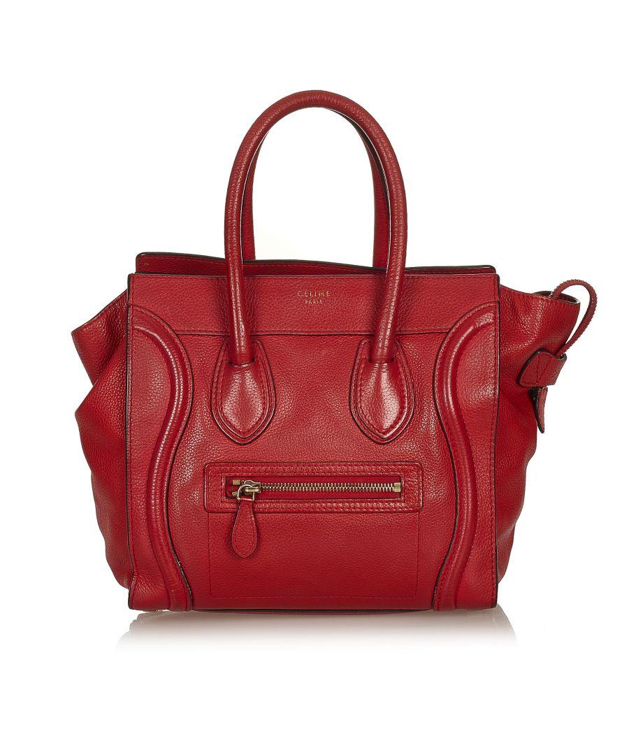 Red celine handbag sale