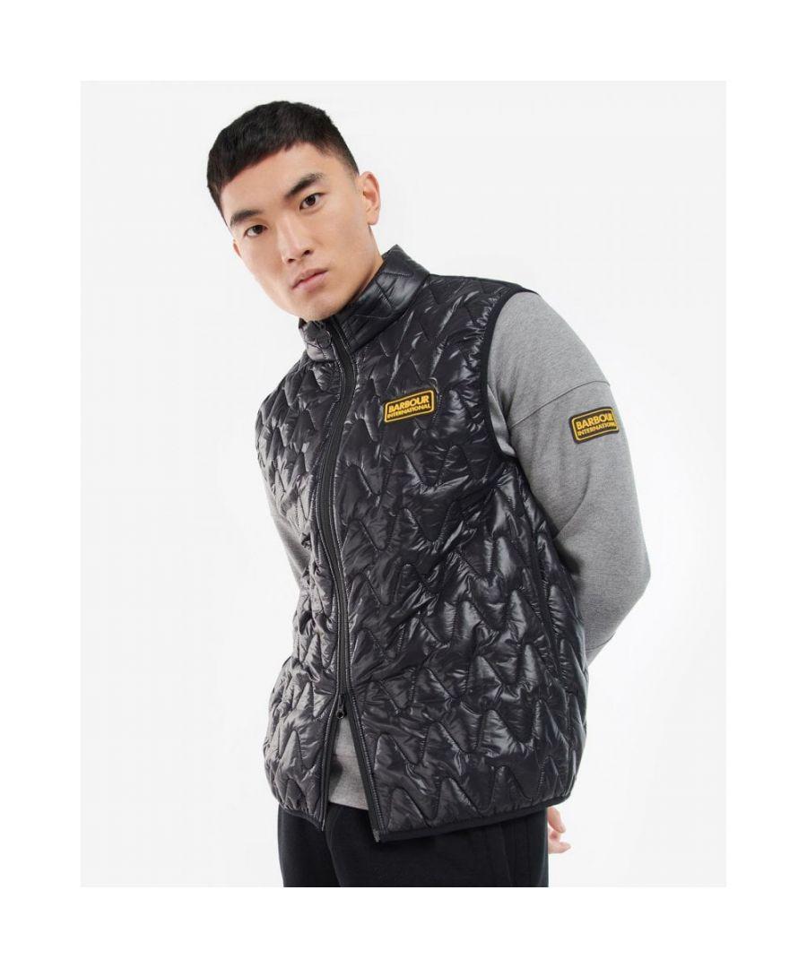 Barbour International Wave Gilet in Grey for Men Lyst UK