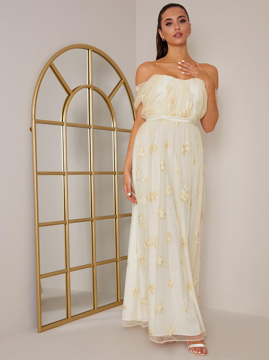 tadashi shoji off the shoulder dress Tadashi Shoji Off-the-Shoulder Floral Print Dress CII25478L
