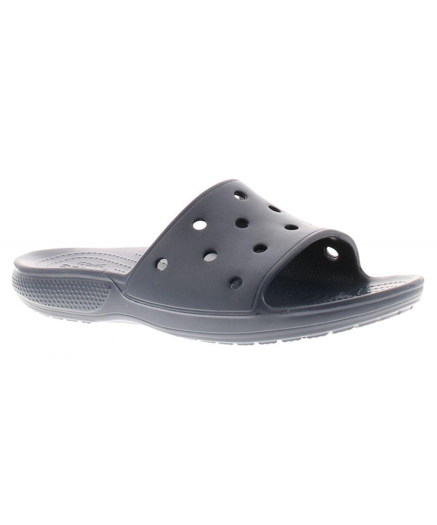 Crocs™ Beach Sandals Classic Slide Slip On Navy in Blue for Men | Lyst UK