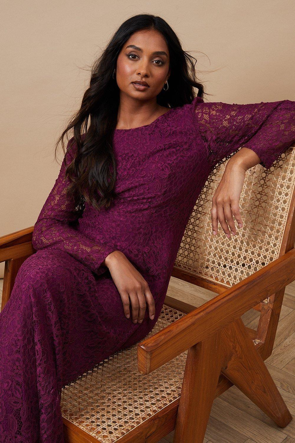Oasis Curve Lace Top Midi Dresses for Women Up to 70 off Lyst UK