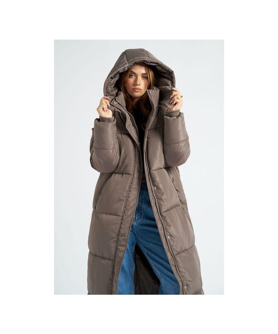 Urban Bliss Maxi Puffer in White Lyst UK