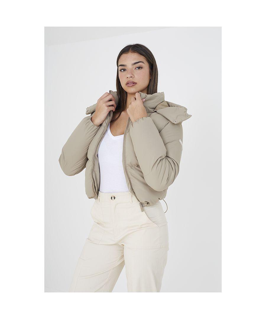 Good for nothing hooded puffer jacket hotsell