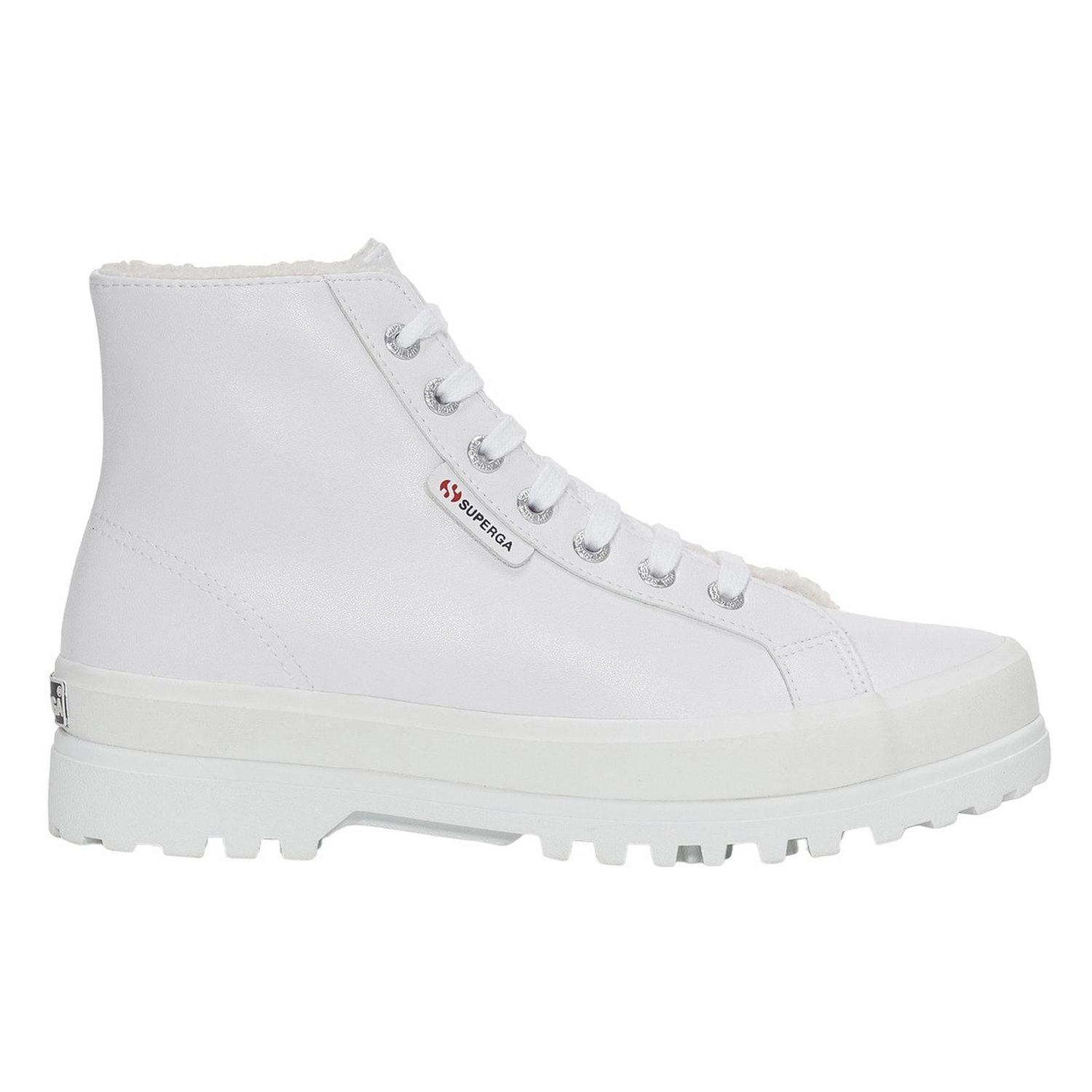 Superga Ladies 2341 Alpina Vegan Leather Trainers Ice in White Lyst UK