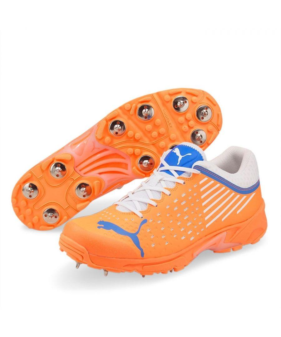 PUMA 22.1 Spike Cricket Shoes Trainers in Orange for Men Lyst UK