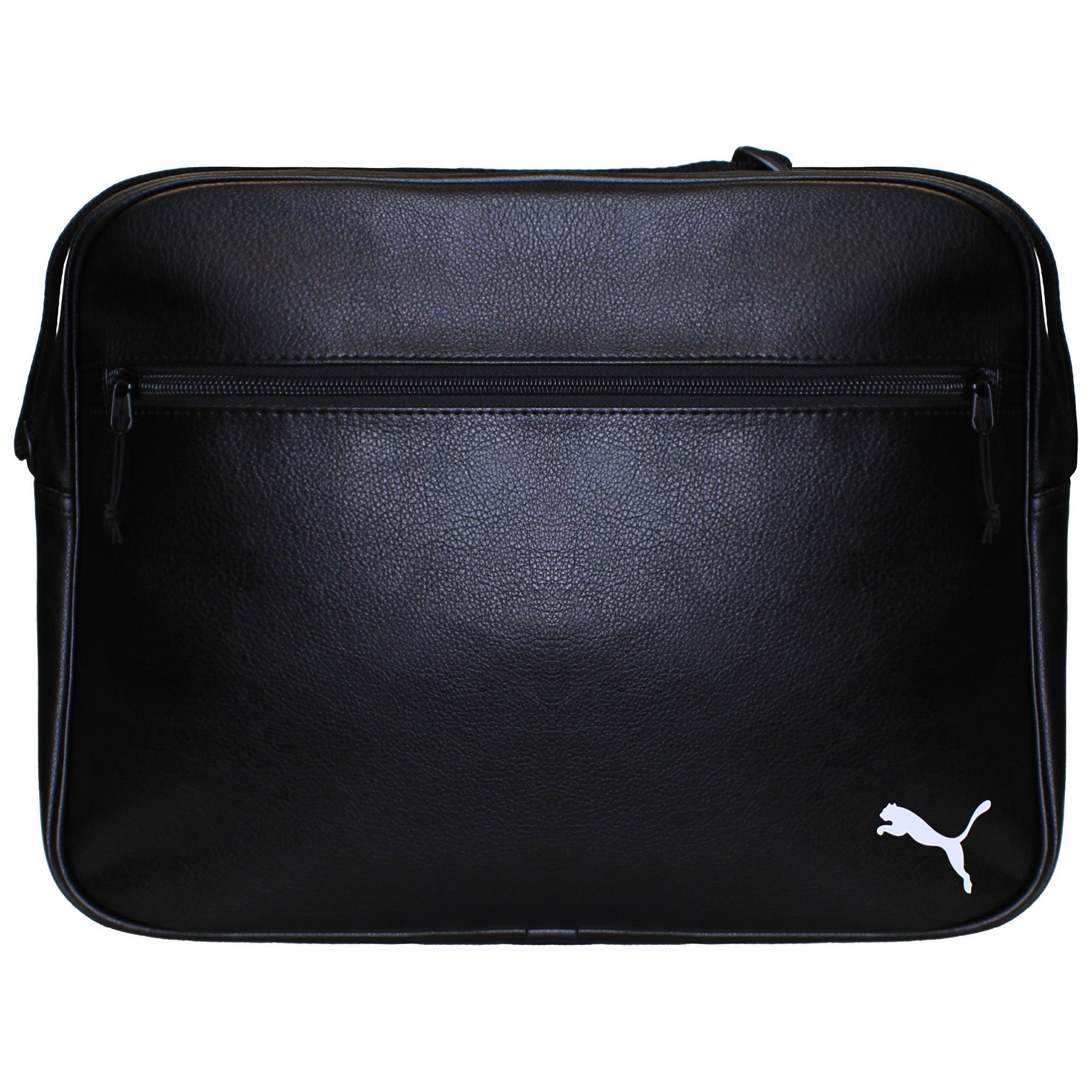 PUMA Logo Reporter Bag in Black for Men Lyst UK