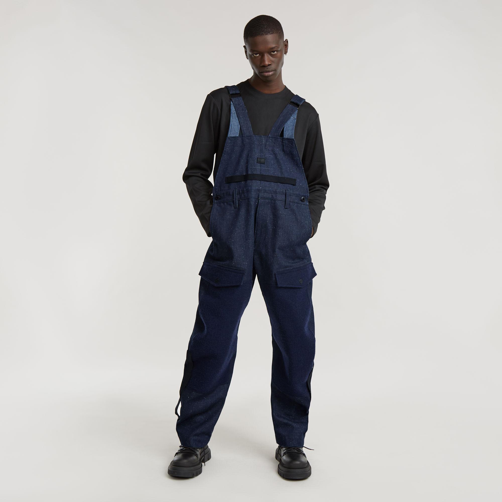 G-Star G-Star Raw Gsrr Maxi Bib Jumpsuit in Blue for Men | Lyst UK
