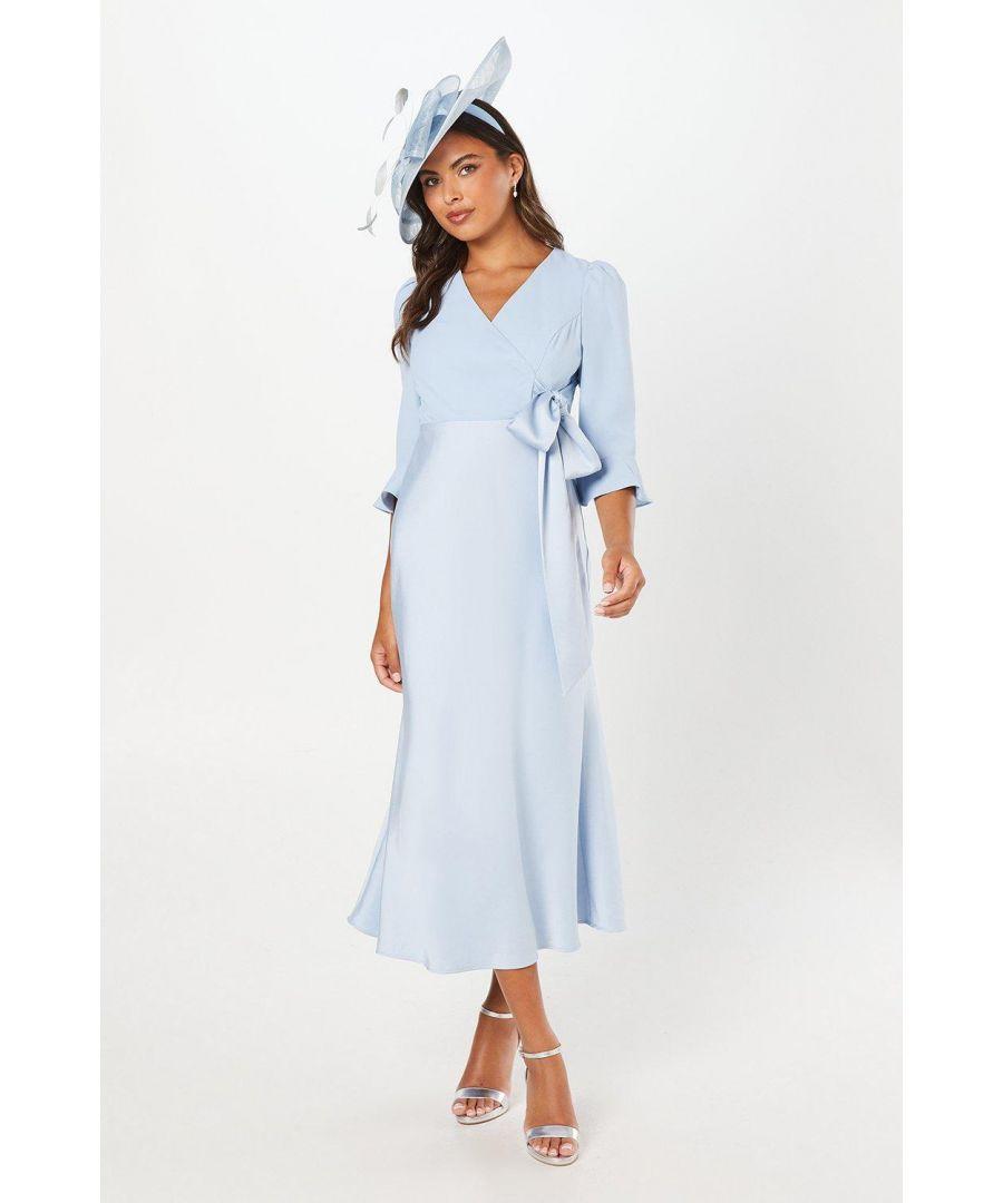 coast light blue dress Coast Light Blue Collared Mini Dress – Wild Iris Boutique main image 0
