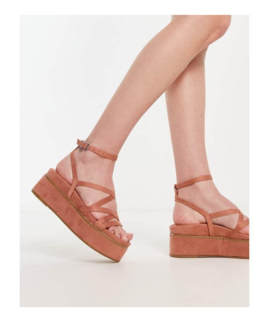 Asos pink wedges deals