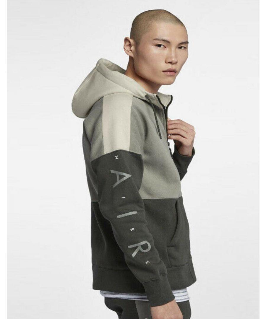 Olive green nike tracksuit mens top