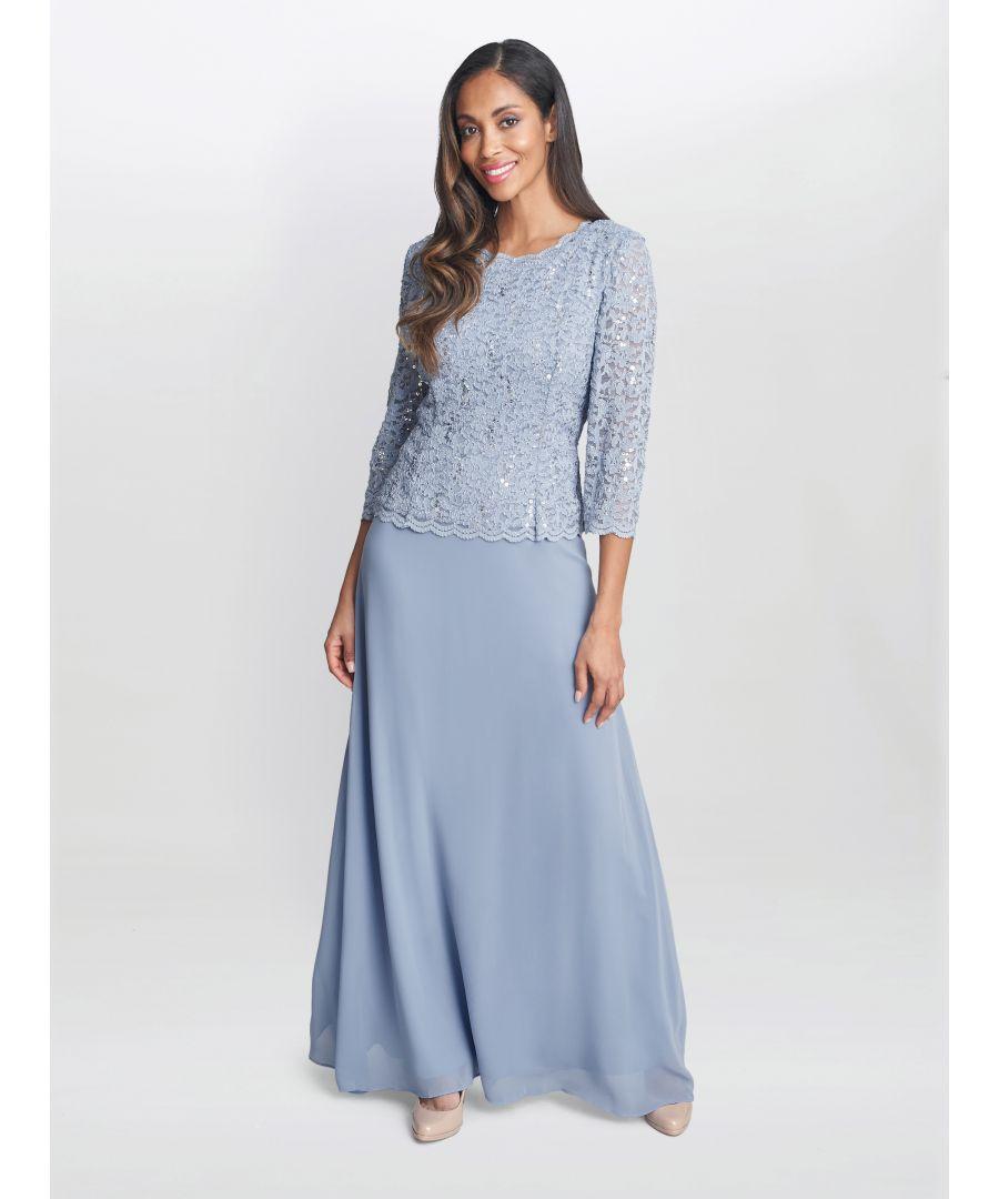 Chiffon skirt lace top online