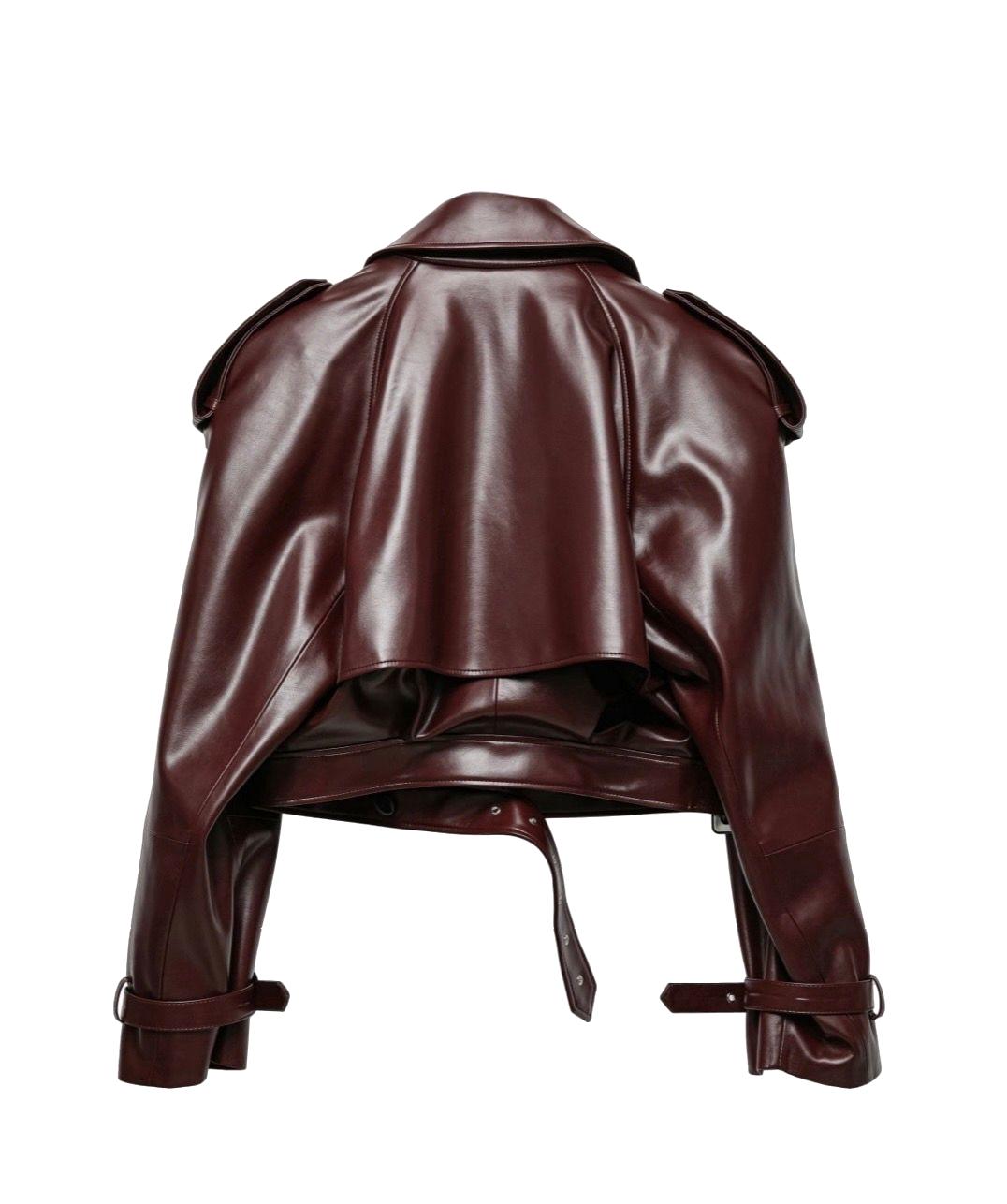 S leather jacket cropped THEREDTHREAD