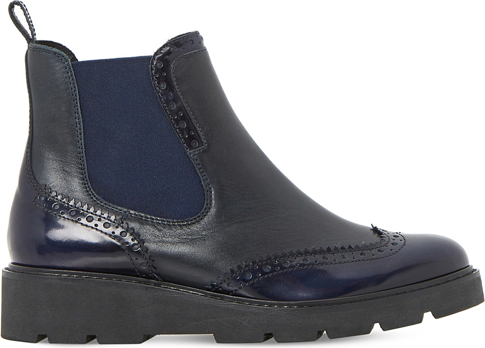dune navy boots