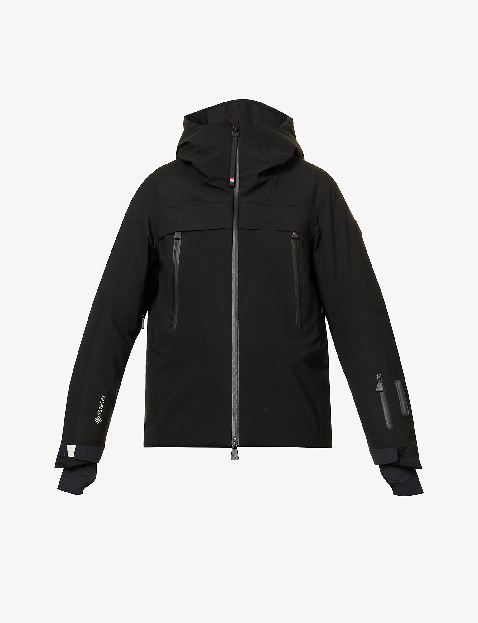 Moncler Chanavey High-neck Shell-down Jacket in Black | Lyst
