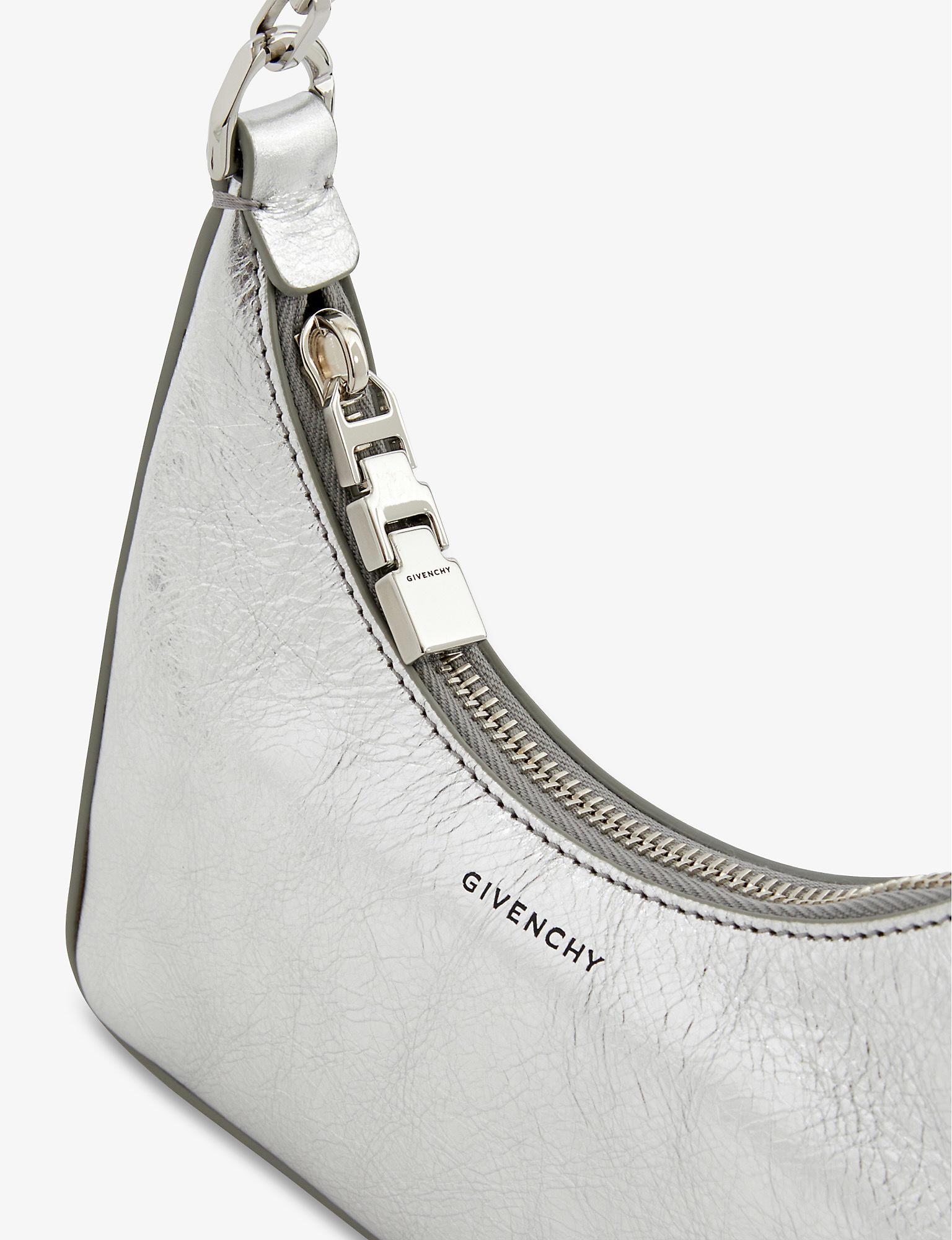 Givenchy Moon Cut-out Mini Leather Shoulder Bag in White | Lyst