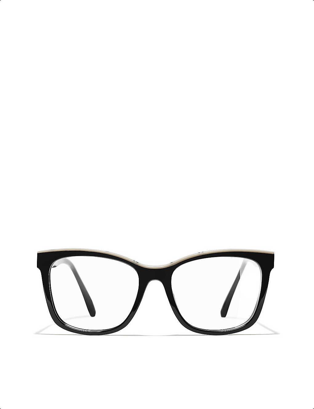 Chanel Square Eyeglasses in Black