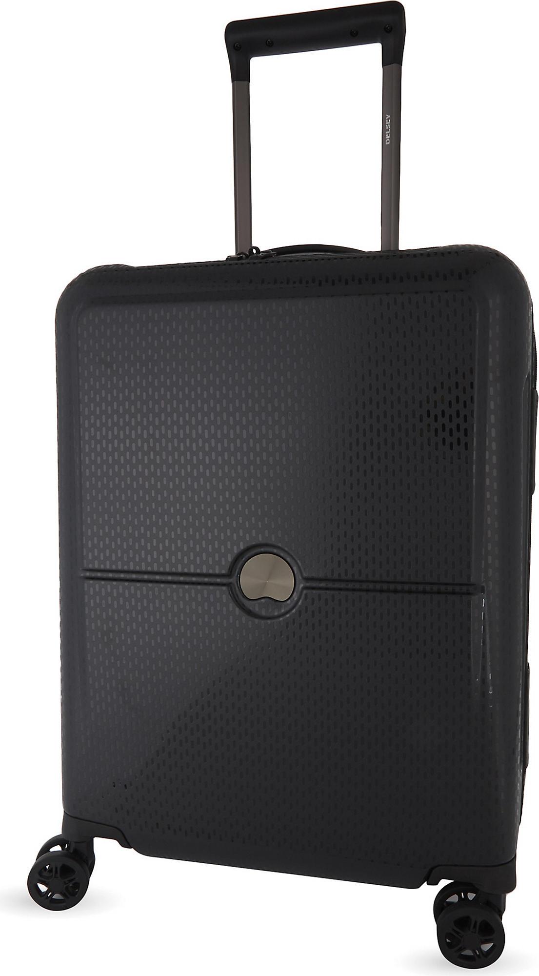 Delsey Turenne Fourwheel Suitcase 55cm in Black for Men Lyst