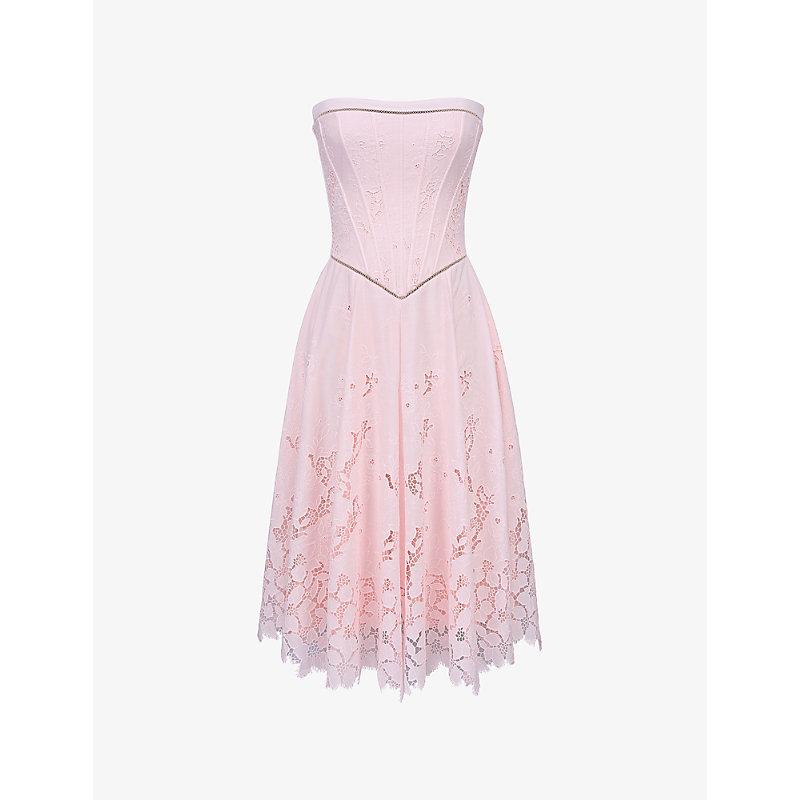 lace figure hugging wedding dress Luna – The Bridehouse Bulimba main image 1