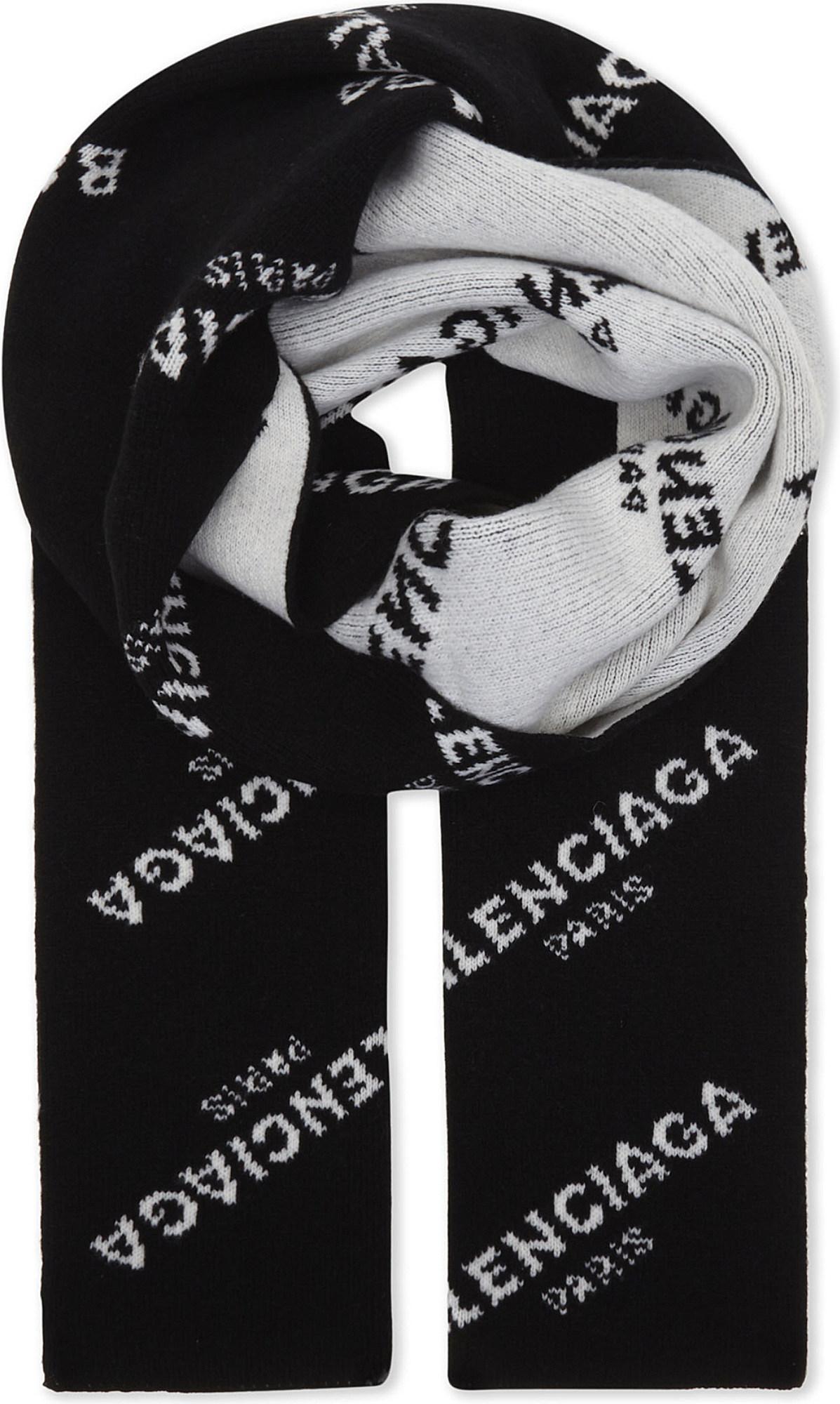 balenciaga scarf selfridges