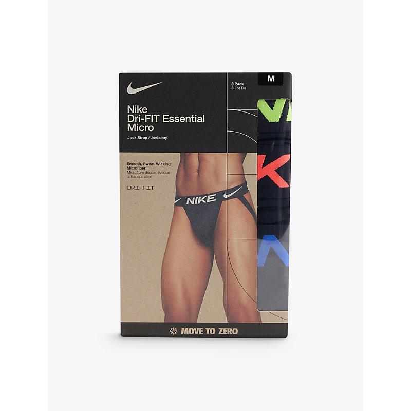 Nike Branded Waistband Pack Of Three Stretch-Recycled Polyester
