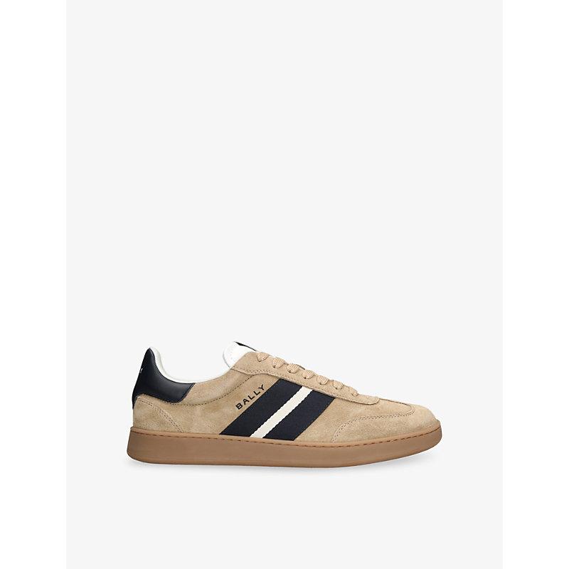 スニーカー Bally Roget Sneakers In Suede Bally Sprinter Men's 6238403 Blue Leather Suede Sneakers