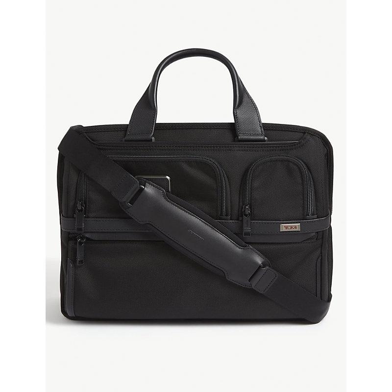 Tumi Alpha Nylon Laptop Briefcase in Black Lyst