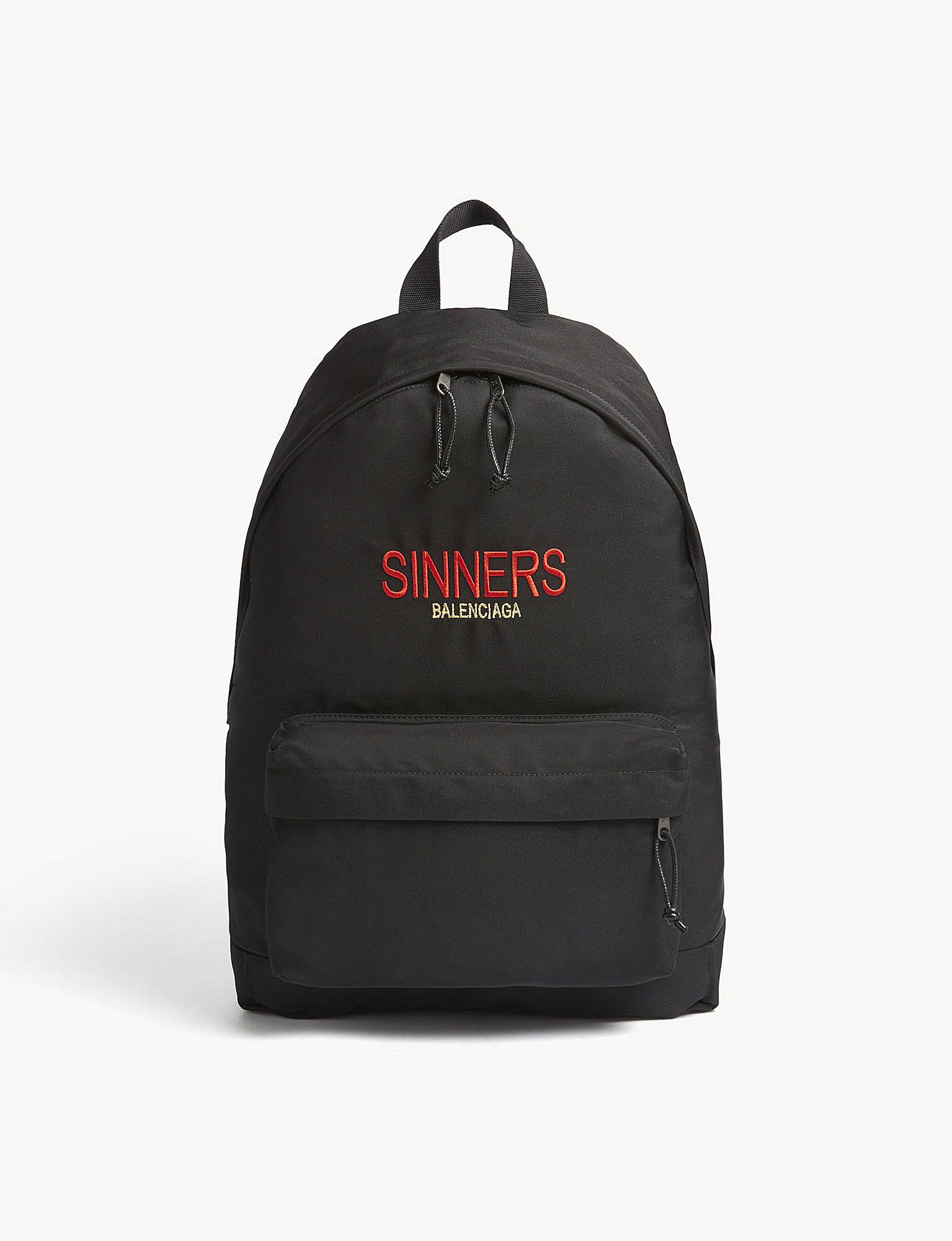 sinners balenciaga backpack