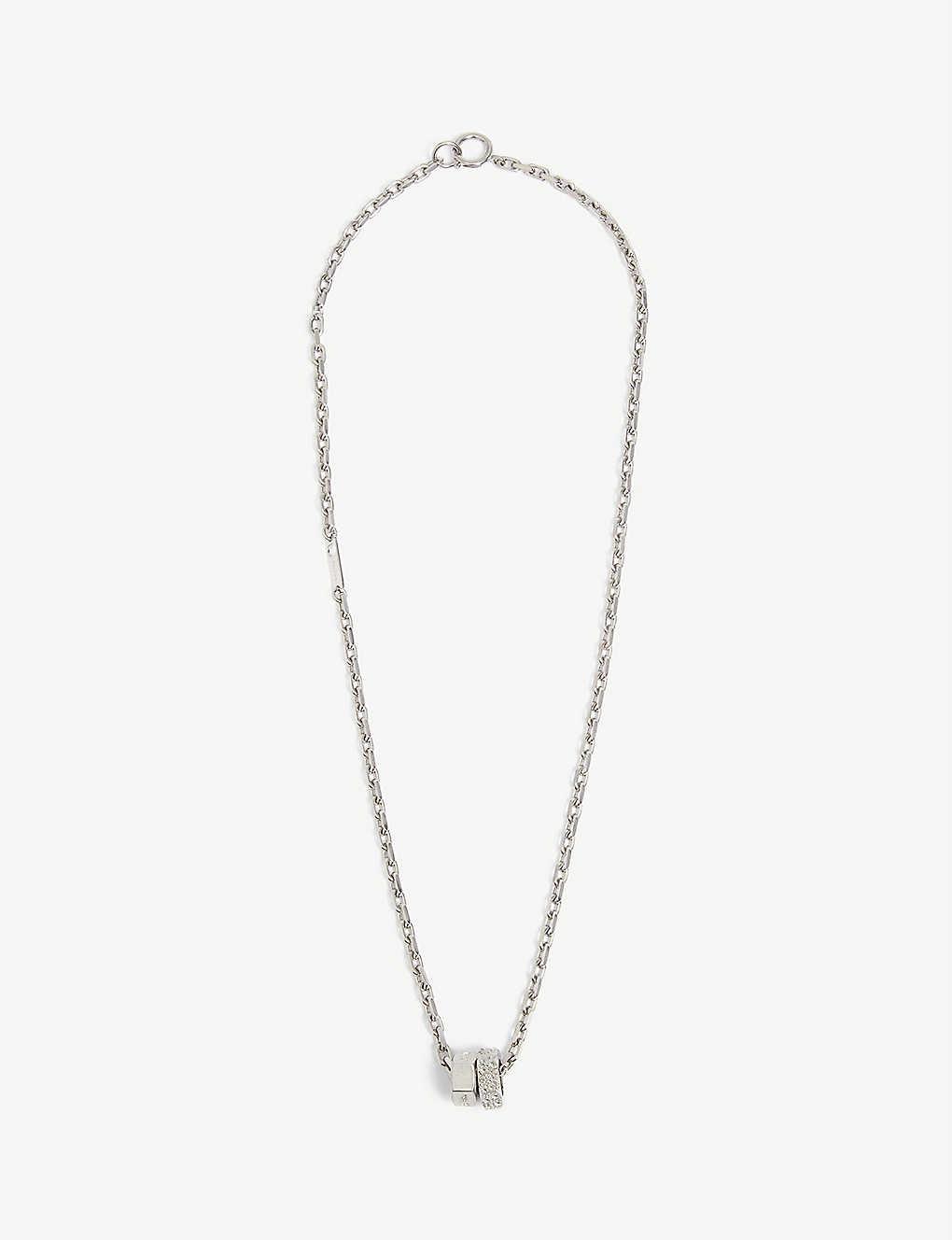 Off-White c/o Virgil Abloh Textured Hexnut Necklace in Metallic for Men |  Lyst