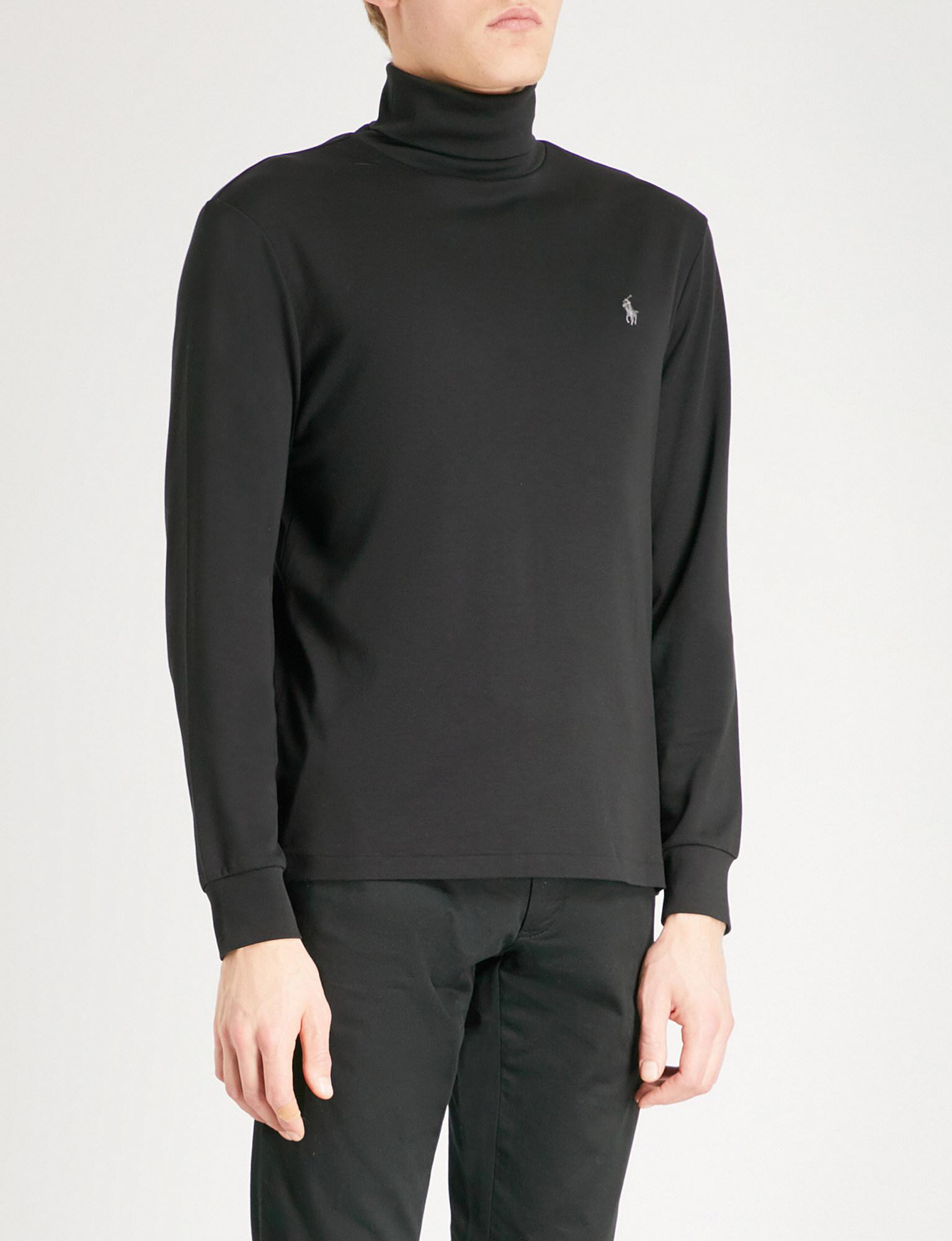 polo ralph lauren black turtleneck