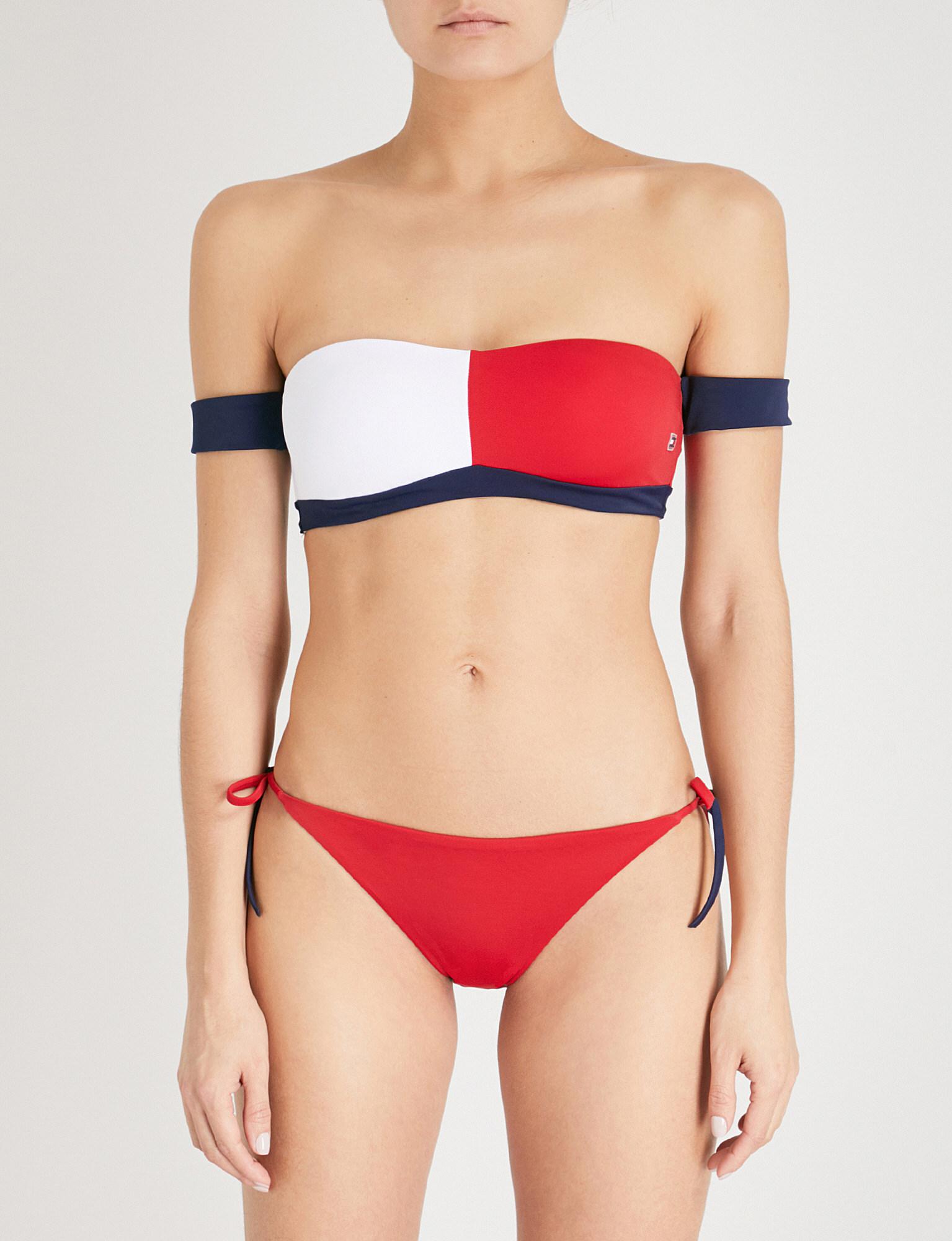tommy hilfiger off the shoulder top