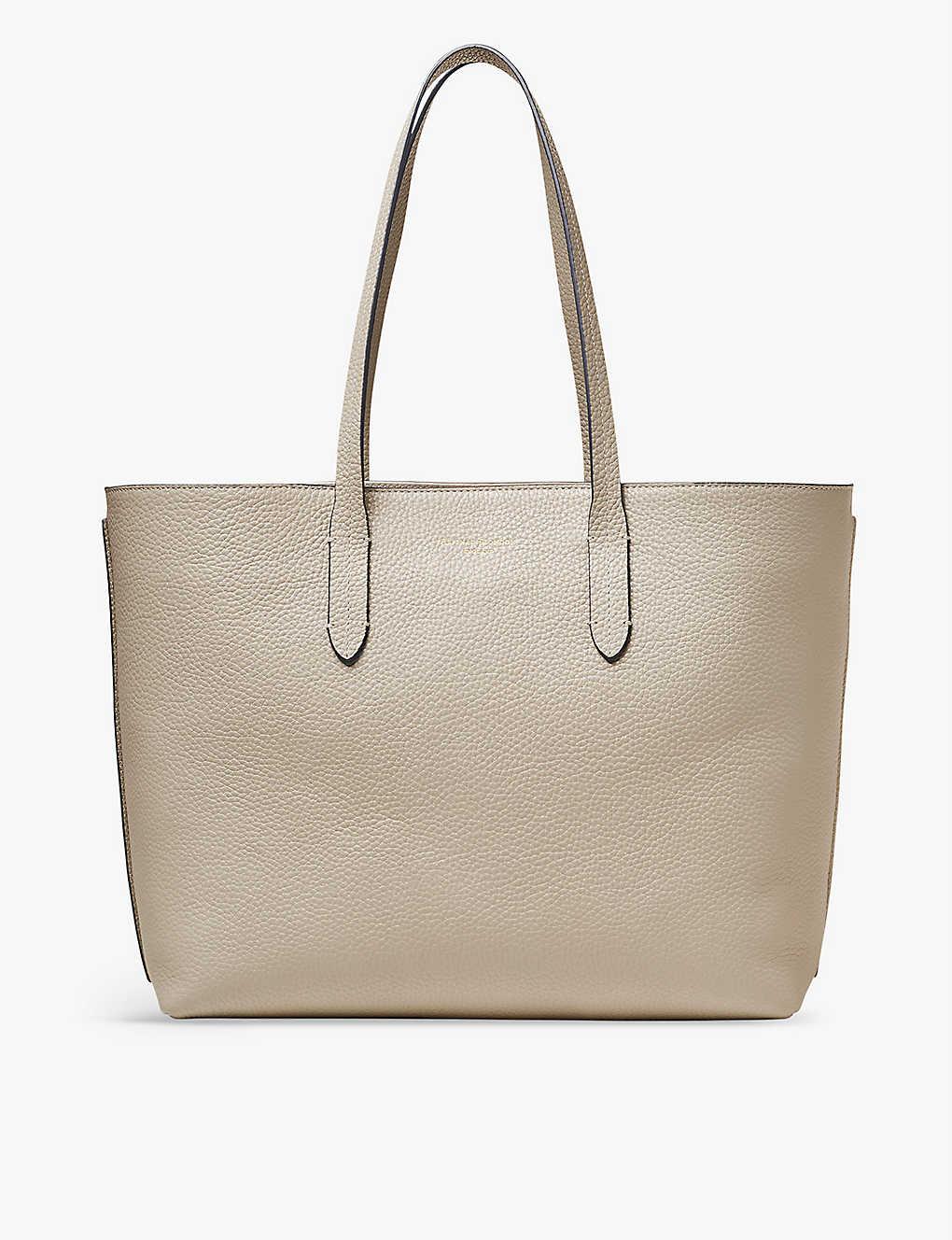 Aspinal of London Regent Leather Tote Bag in Natural Lyst UK