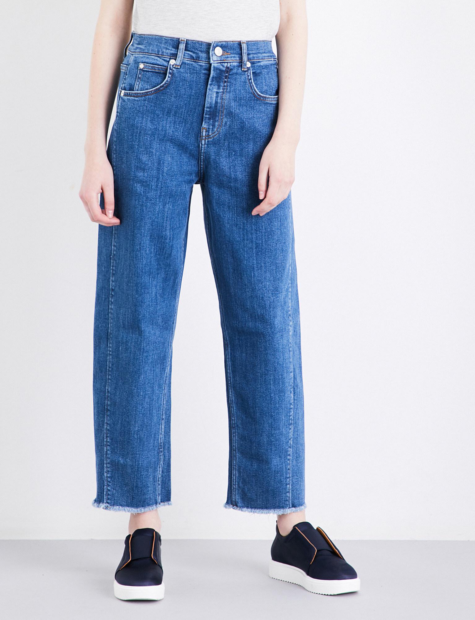 whistles barrel leg jeans