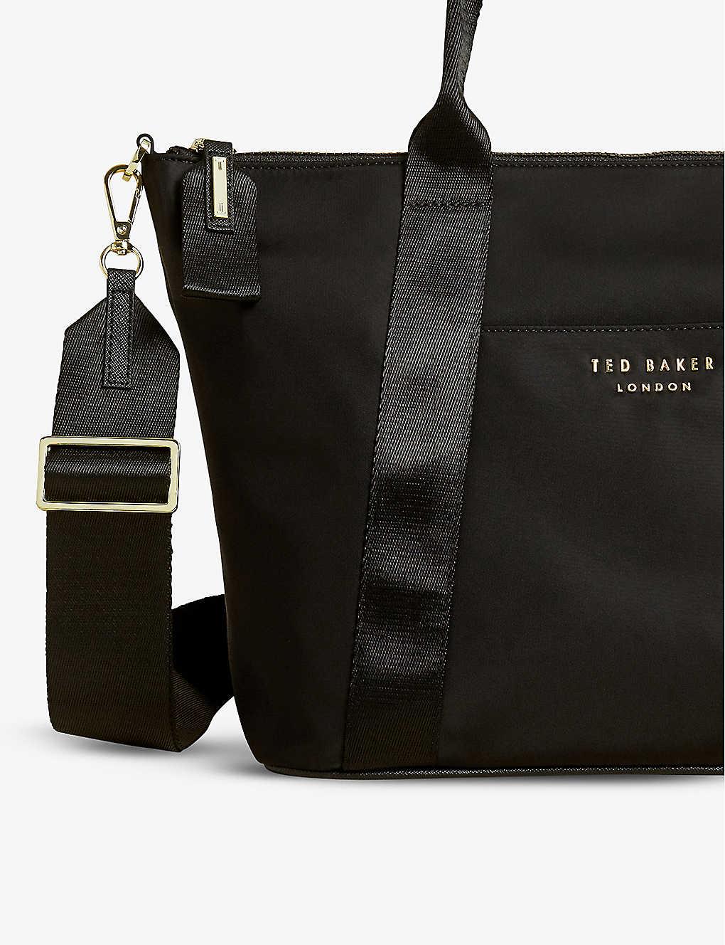 Ted Baker Nylon Small Tote in Black | Lyst