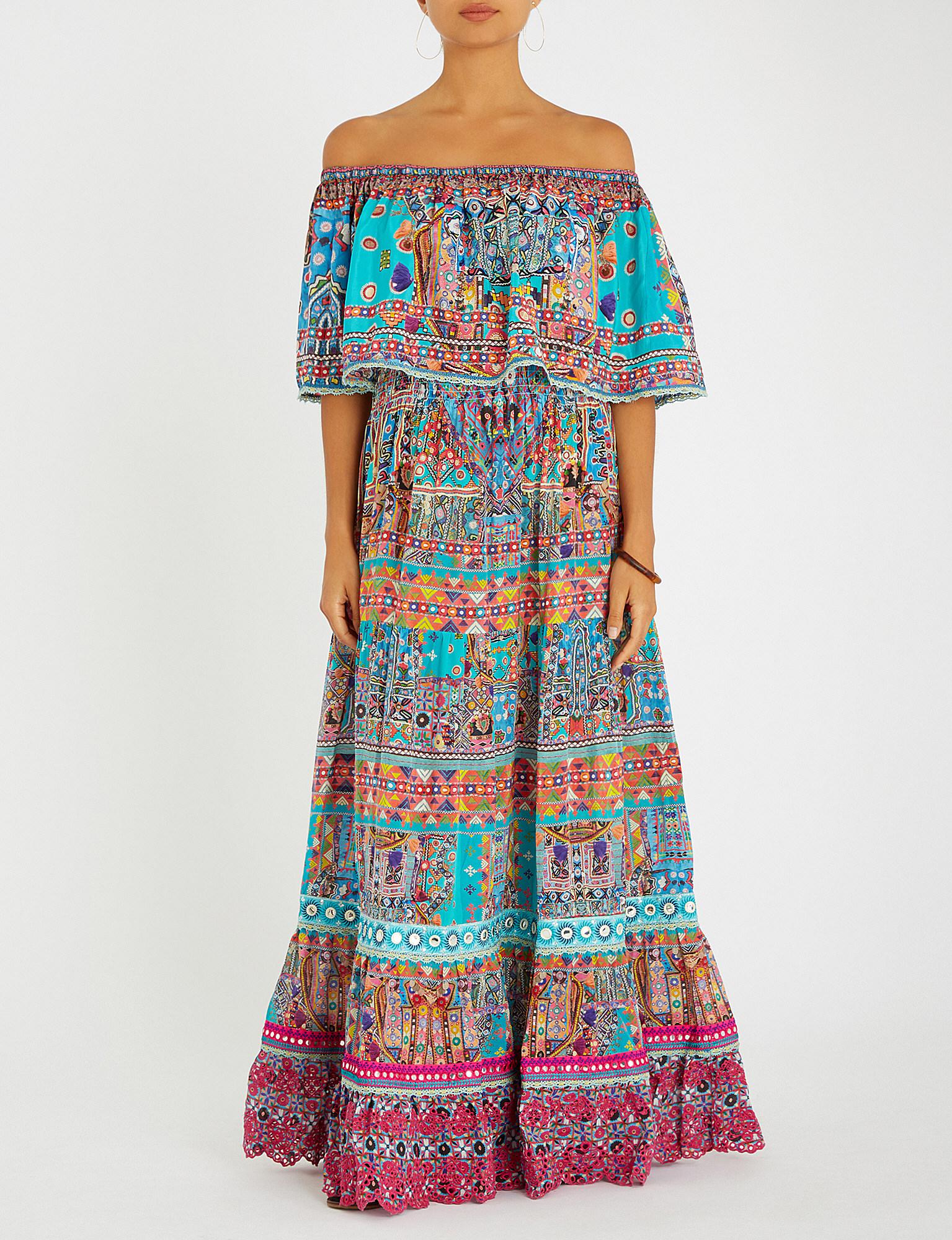 camilla off the shoulder dress