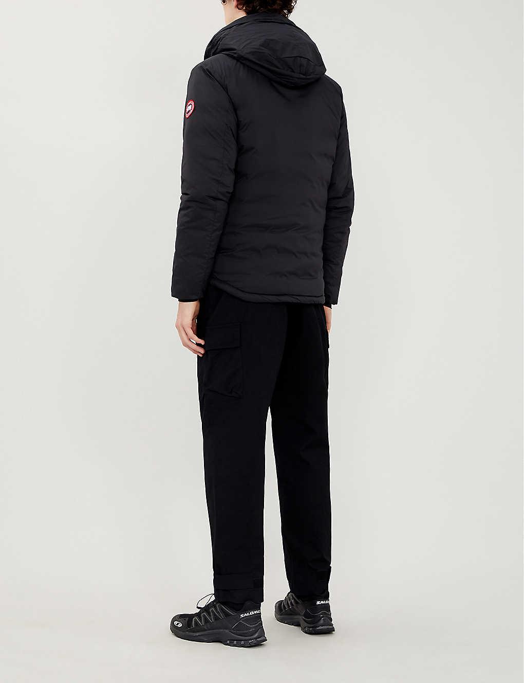 canada goose jacket black patch