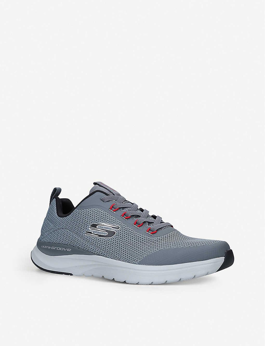 Skechers Ultra Groove Live Session Mesh Trainers in Gray for Men | Lyst