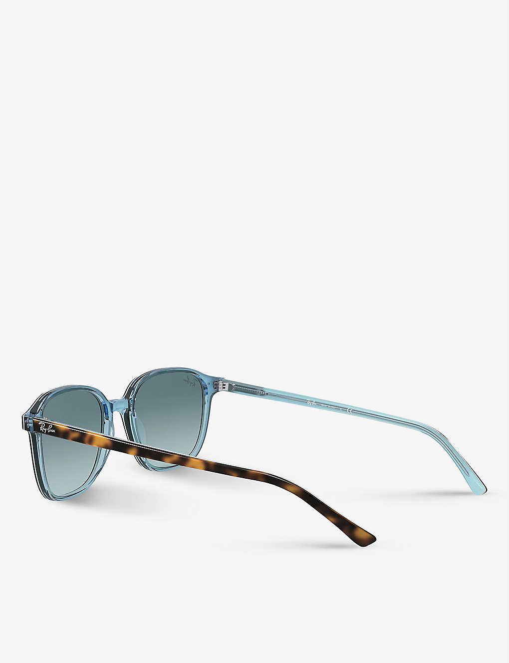 Pelagic Risikabel I første omgang Ray-Ban Mens Blue Rb2193 Leonard Acetate Square-frame Sunglasses for Men -  Lyst