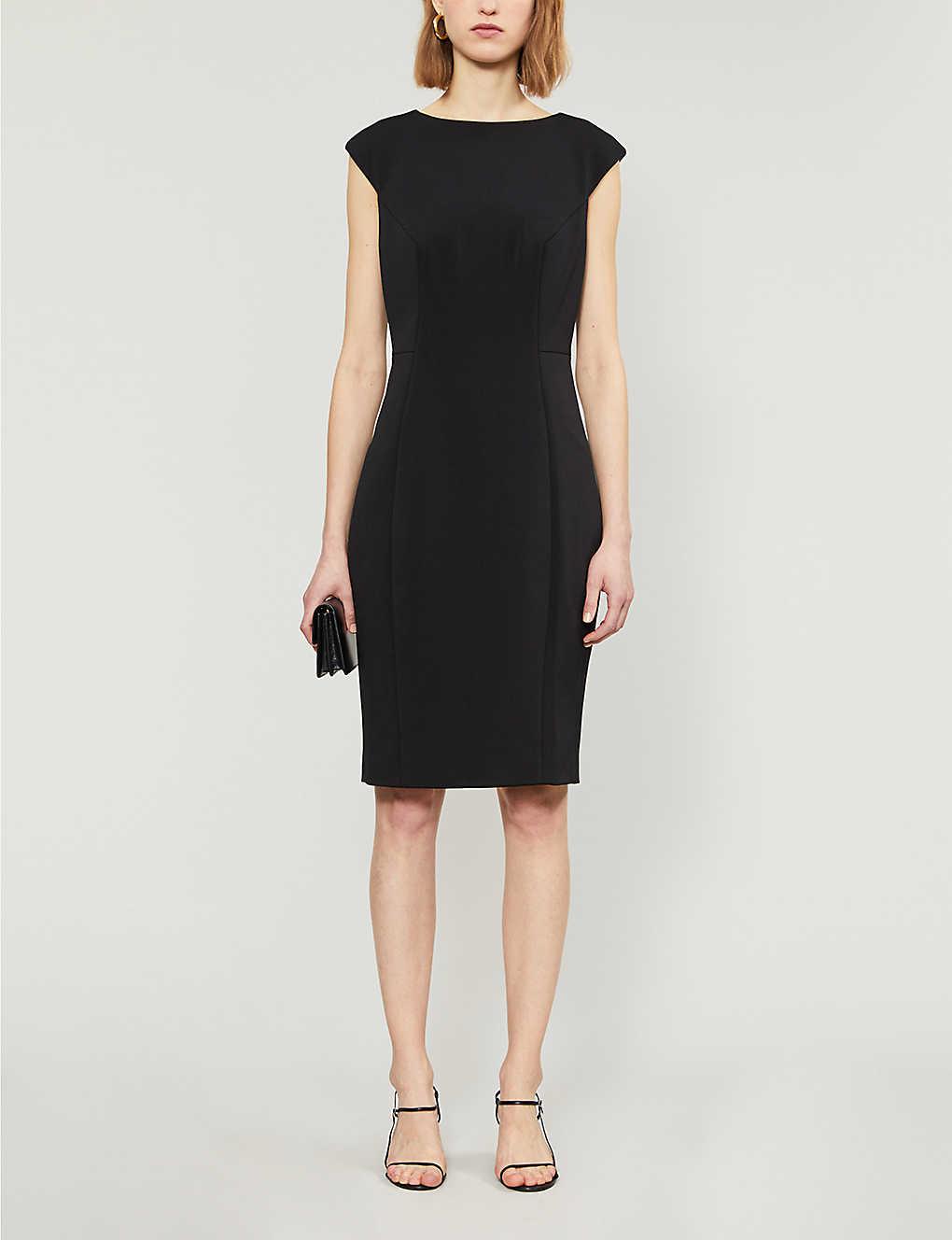 ted baker boat neck midi dress