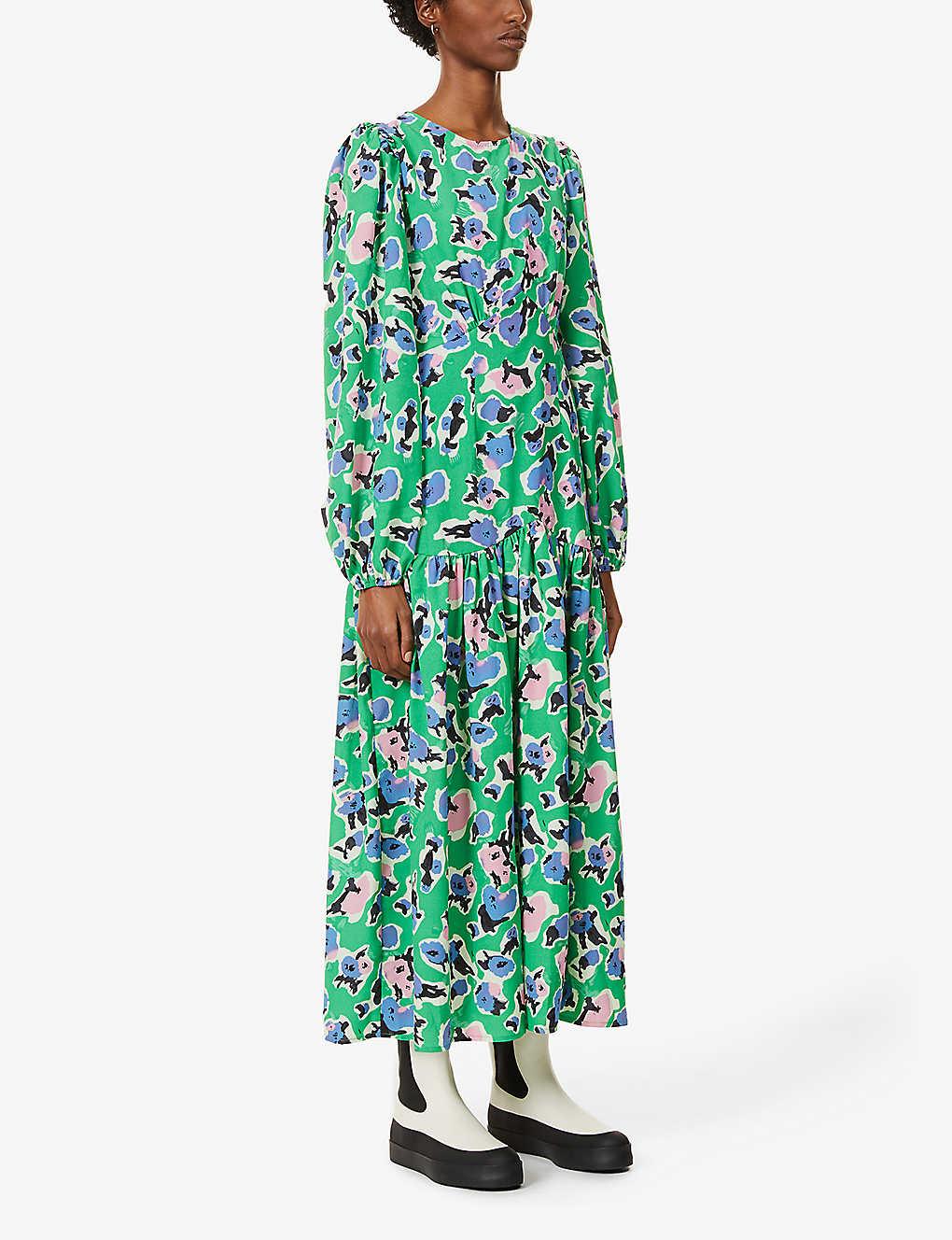 Stretch-woven Maxi Dress 