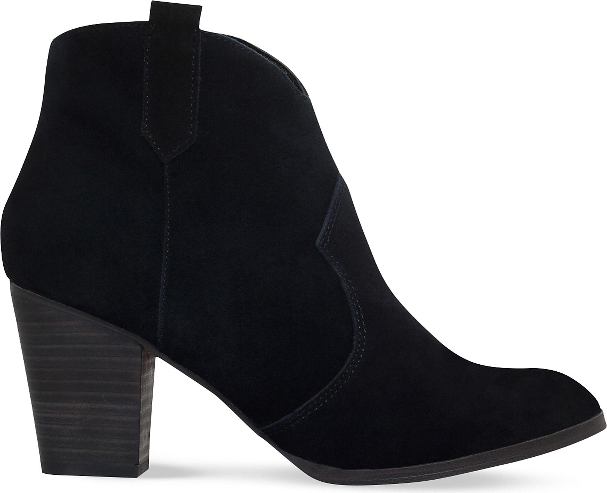 Miss Kg Sade Suede Ankle Boots in Black 