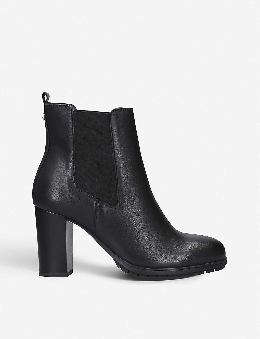 Carvela Kurt Geiger Leather Block Heel 